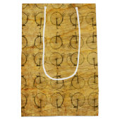 Sac Cadeau Moyen Vélos Penny-farthing Steampunk à motif (Dos)