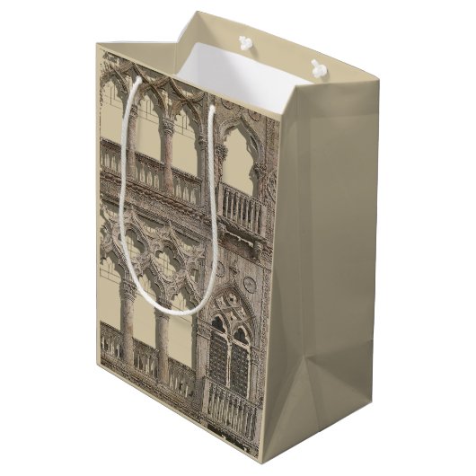 Sac Cadeau Moyen Venezia D'Oro (Dos Angle)