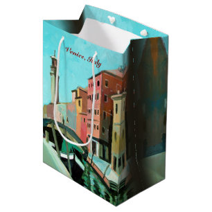 Sac Cadeau Moyen Venise, Italie Campo San Barnaba