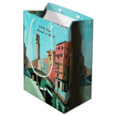 Sac Cadeau Moyen Venise, Italie | Campo San Barnaba (Dos Angle)