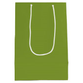 Sac Cadeau Moyen Vert olive (Dos)