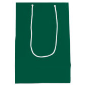 Sac Cadeau Moyen Vert viridien solide (Dos)