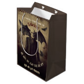 Sac Cadeau Moyen Victorian Dracula Gothic Halloween (Dos Angle)