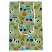 Sac Cadeau Moyen Vie de ferme à la campagne (Dos)