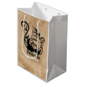 Sac Cadeau Moyen vie pirate  (Devant Angle)