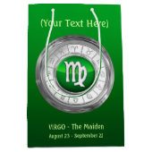 Sac Cadeau Moyen Vierge - le premier signe de zodiaque (Devant)