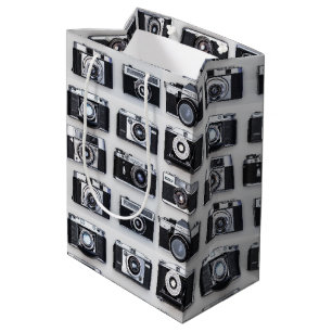 Sac Cadeau Moyen Vieux Caméra Collector Photographes Envelopper