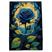 Sac Cadeau Moyen Vignes Roses bleues 3 (Dos)