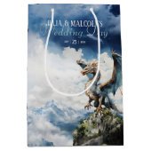 Sac Cadeau Moyen Viking Celtic Dragon Mariage ou anniversaire (Devant)