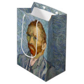 Sac Cadeau Moyen Vincent Van Gogh - Autoportrait (Devant Angle)
