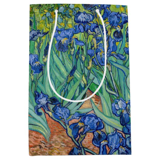 Sac Cadeau Moyen Vincent Van Gogh - Irises (Devant)