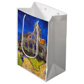 Sac Cadeau Moyen Vincent van Gogh - L'église d'Auvers (Devant Angle)
