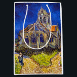 Sac Cadeau Moyen Vincent van Gogh - L'église d'Auvers<br><div class="desc">L'église d'Auvers / l'Eglise à Auvers-sur-oise par Vincent Van Gogh en 1890</div>