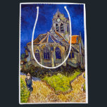 Sac Cadeau Moyen Vincent van Gogh - L'église d'Auvers<br><div class="desc">L'église d'Auvers / l'Eglise à Auvers-sur-oise par Vincent Van Gogh en 1890</div>