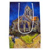 Sac Cadeau Moyen Vincent van Gogh - L'église d'Auvers (Dos)