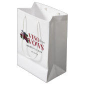 Sac Cadeau Moyen Vino avant les vœux WIne Tasting enterrement de vi (Devant Angle)