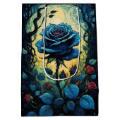 Sac Cadeau Moyen Vins Roses bleus (Dos)