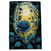 Sac Cadeau Moyen Vins Roses bleus 2 (Devant)