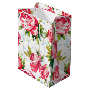 Sac Cadeau Moyen Vintage floral