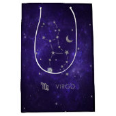 Sac Cadeau Moyen Virus pourpre zodiaque | Horoscope d'astrologie co (Devant)
