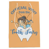 Sac Cadeau Moyen Visite de la fée des dents (Devant)