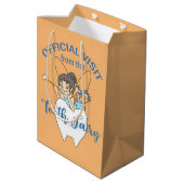 Sac Cadeau Moyen Visite de la fée des dents (Dos Angle)