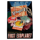 Sac Cadeau Moyen Visitez La Première Exoplanète Trouvée À L'Extérie (Dos)