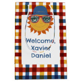 Sac Cadeau Moyen Voici le garçon de bébé appaté du fils (Devant)