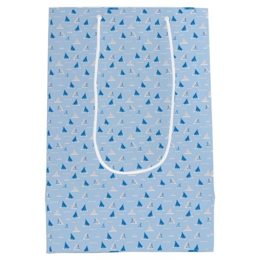 Sac Cadeau Moyen Voile de dimanche léger (Dos)