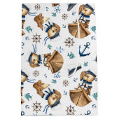 Sac Cadeau Moyen Voilier Away Teddy Bear Medium Cadeau (Dos)