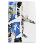 Sac Cadeau Moyen Vol Abstrait par Michael Moffa (Dos)