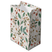 Sac Cadeau Moyen Volage de automne rustique (Devant Angle)