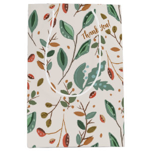 Sac Cadeau Moyen Volage de automne rustique