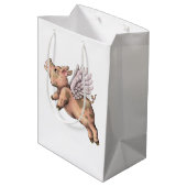 Sac Cadeau Moyen Voler des cochons (Dos Angle)