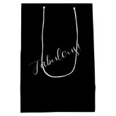 Sac Cadeau Moyen "Vous êtes fabuleux" Cadeau DIVA (Dos)