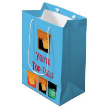 Vous êtes Top-Shelf avec Bourbon sur bleu - Cadeau