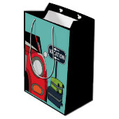 Sac Cadeau Moyen Voyage sur route (Dos Angle)