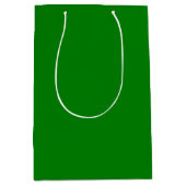 Sac Cadeau Moyen Vrai Vert (Devant)