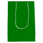 Sac Cadeau Moyen Vrai Vert (Dos)