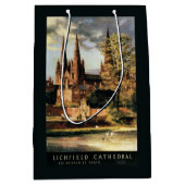 Sac Cadeau Moyen Vue de cathédrale de Lichfield (Devant)