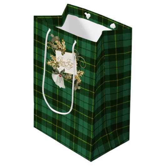 Sac Cadeau Moyen Wallace Hunter Ancien Tartan écossais (Devant Angle)