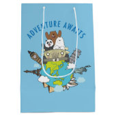 Sac Cadeau Moyen We Bare Bears - Adventure Await (Dos)