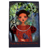 Sac Cadeau Moyen Whimsical Watercolor Lucky Ladybug Gift Bag (Devant)