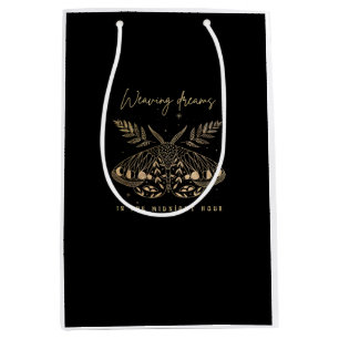 Sac Cadeau Moyen Whimsigoth Cottagecore Goblincore Mysical Moth Go