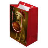 Sac Cadeau Moyen Whippet Christmas gift bag (Dos Angle)