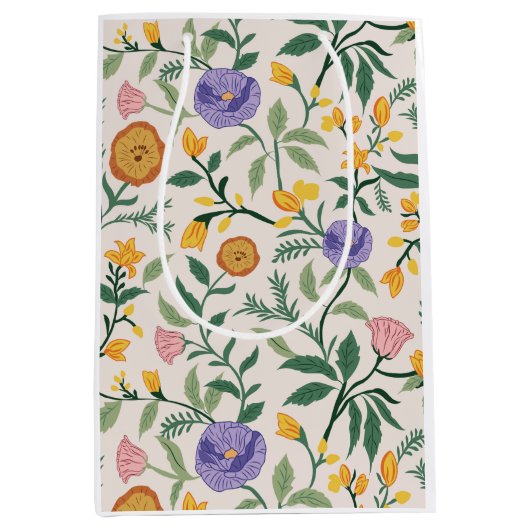 Sac Cadeau Moyen Wildflowers (Devant)