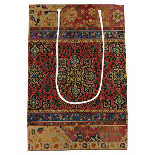 Sac Cadeau Moyen William Morris Classique Tapis Art Design d'impres (Dos)