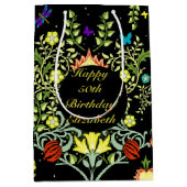 Sac Cadeau Moyen William Morris fête d'anniversaire (Devant)