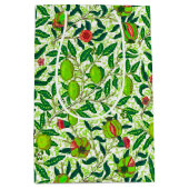 Sac Cadeau Moyen William Morris Fruit exotique, Vert citron vert (Devant)