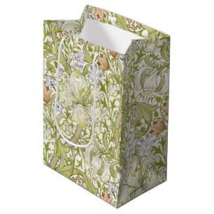 Sac Cadeau Moyen William Morris Jardin Fleur de Lys Classique